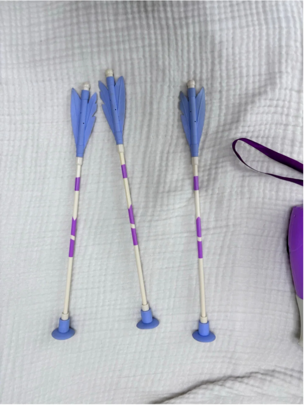 Girls Disney Tangled Rapunzel Toy Bow and Arrow Set One Size Purple White